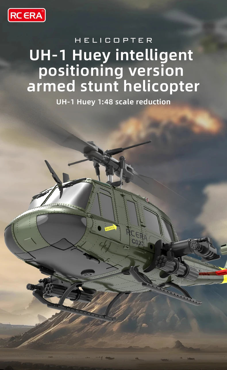C032 RC Helicopter 2.4G 6-Axis Brushless – Altitude Hold & Optical Flow Remote Control