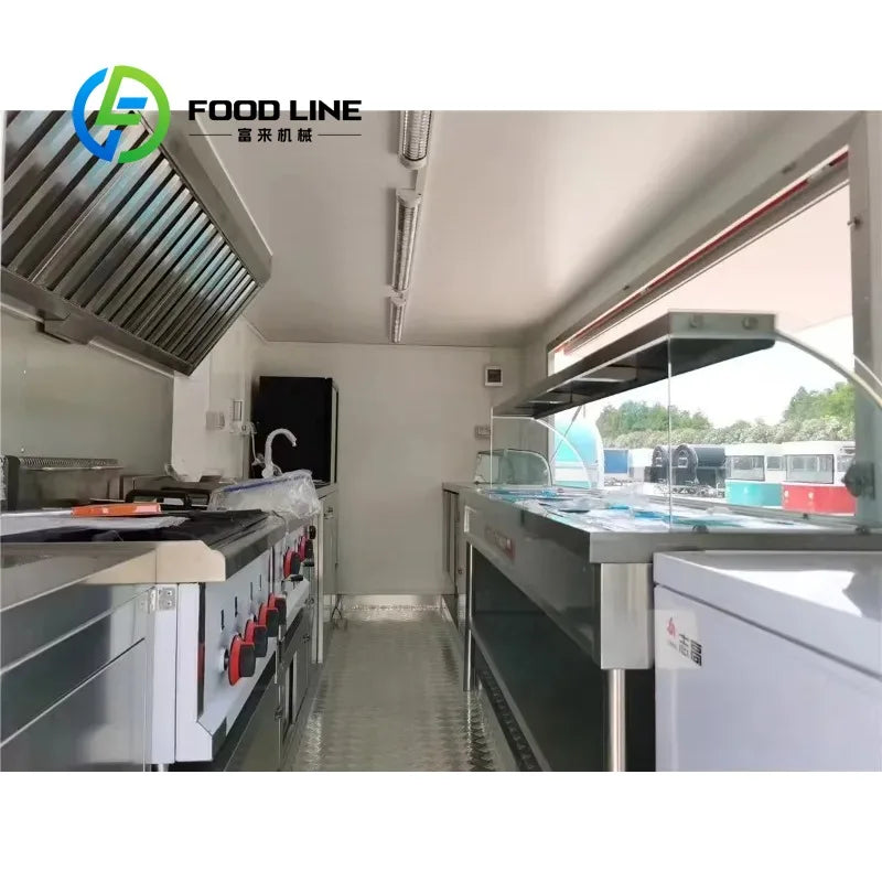 Fully Equipped Mobile Food Trailer — Full Kitchen Commercial Food Truck