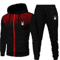 Men's 2-Piece Zip Hoodie Tracksuit — Matching Hoodie & Jogger Set
