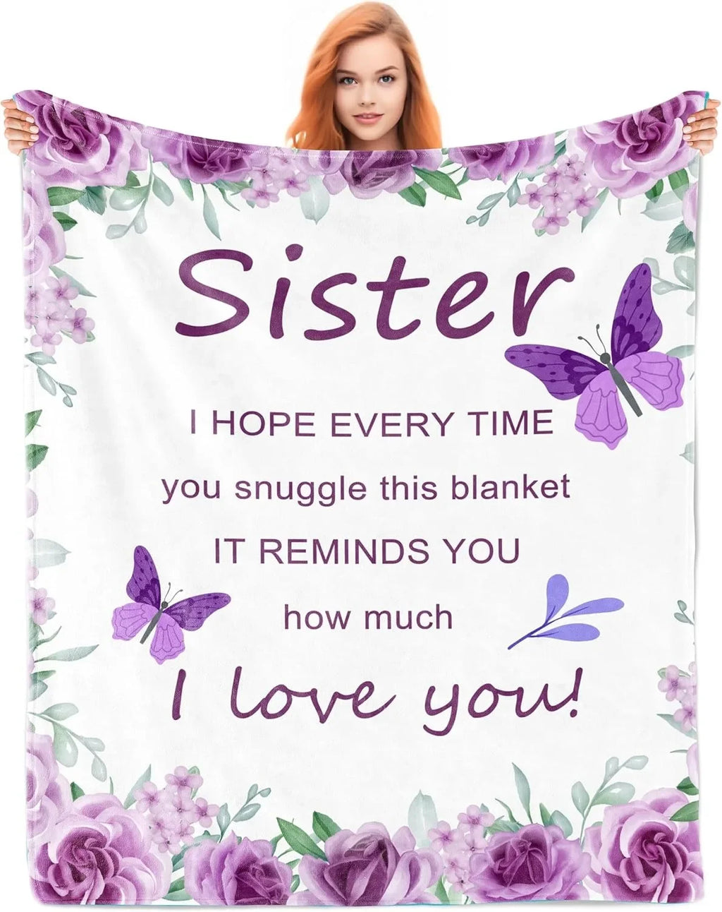 Family Gift Throw Blanket – Soft Warm Personalized Gift for Dad, Mom, Grandparents & Family