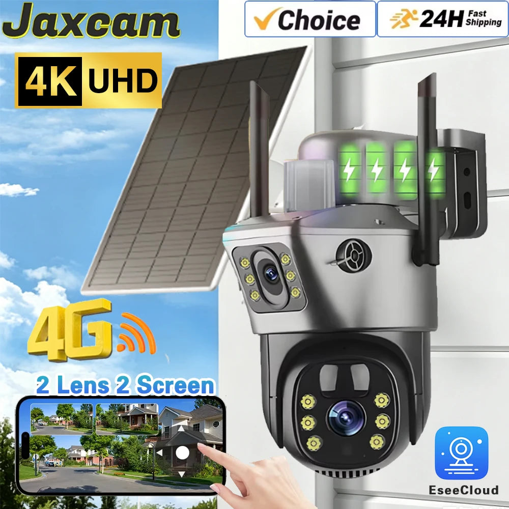 Jaxcam Solar Security Camera – Wi-Fi or 4G Options