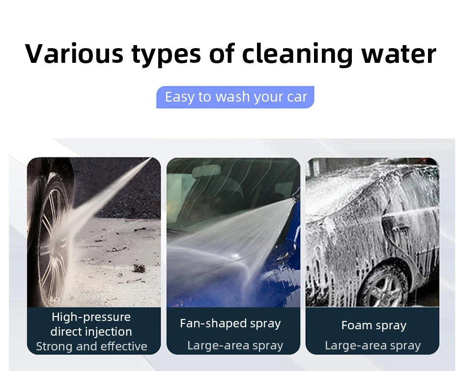 Portable Handheld Electric High-Pressure Car Washer – Car, Garden, Terrace & Outdoor