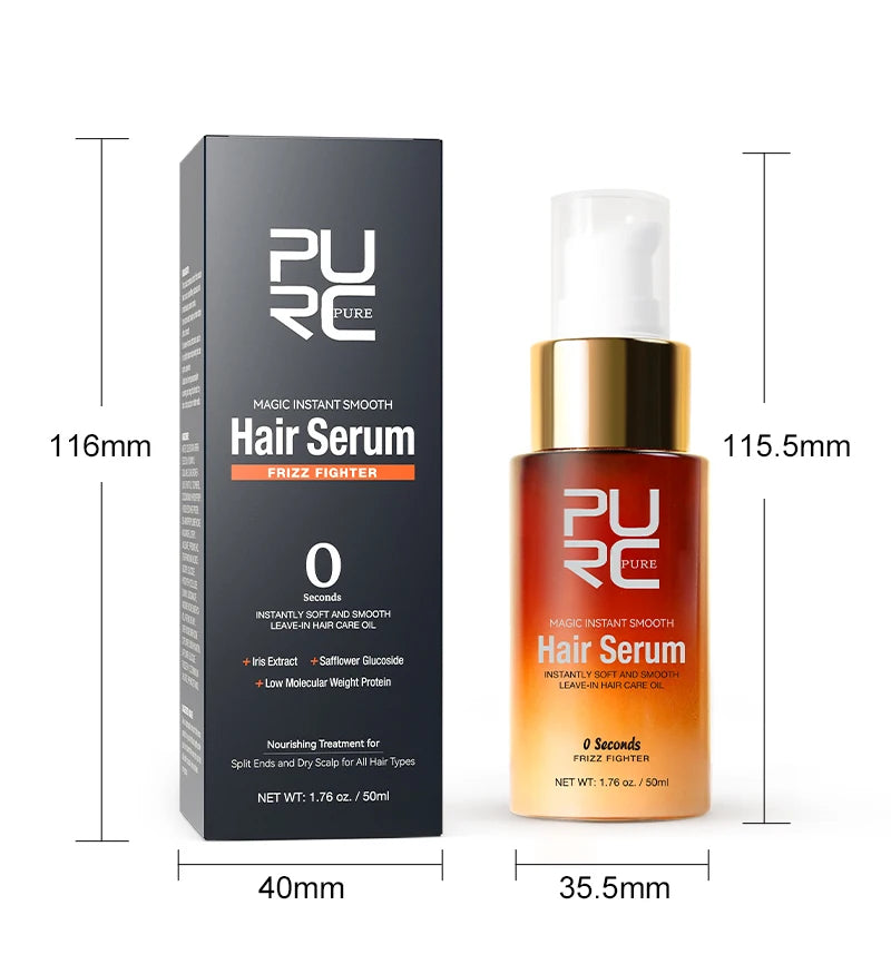 PURC Magic Smoothing Hair Oil Repair Damaged Frizz Hair Serum Instantly Soft Nourish Hair Treatments Essence Hair Care Products