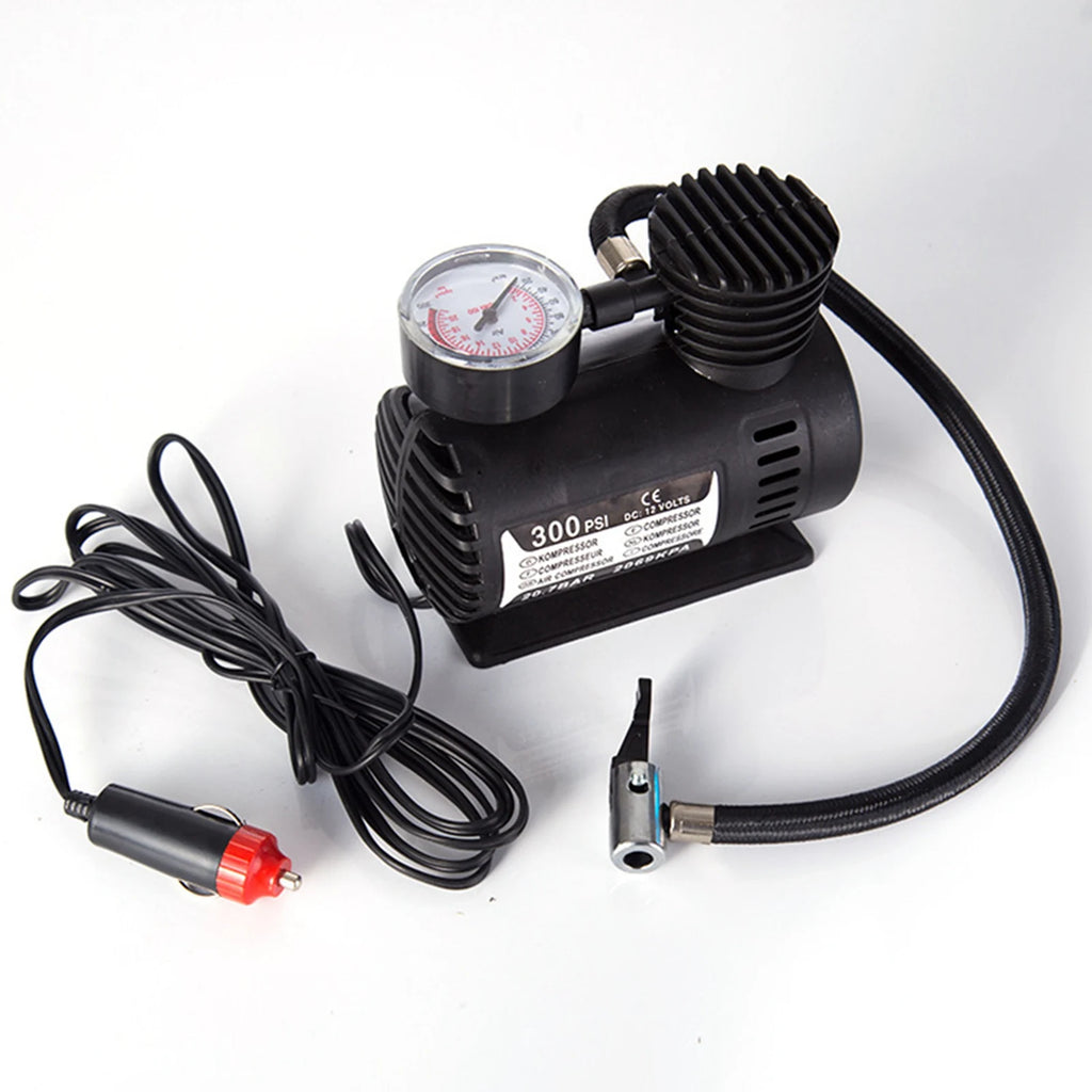 Hilitand 12V Mini Car Tire Inflator with 2 m Cord