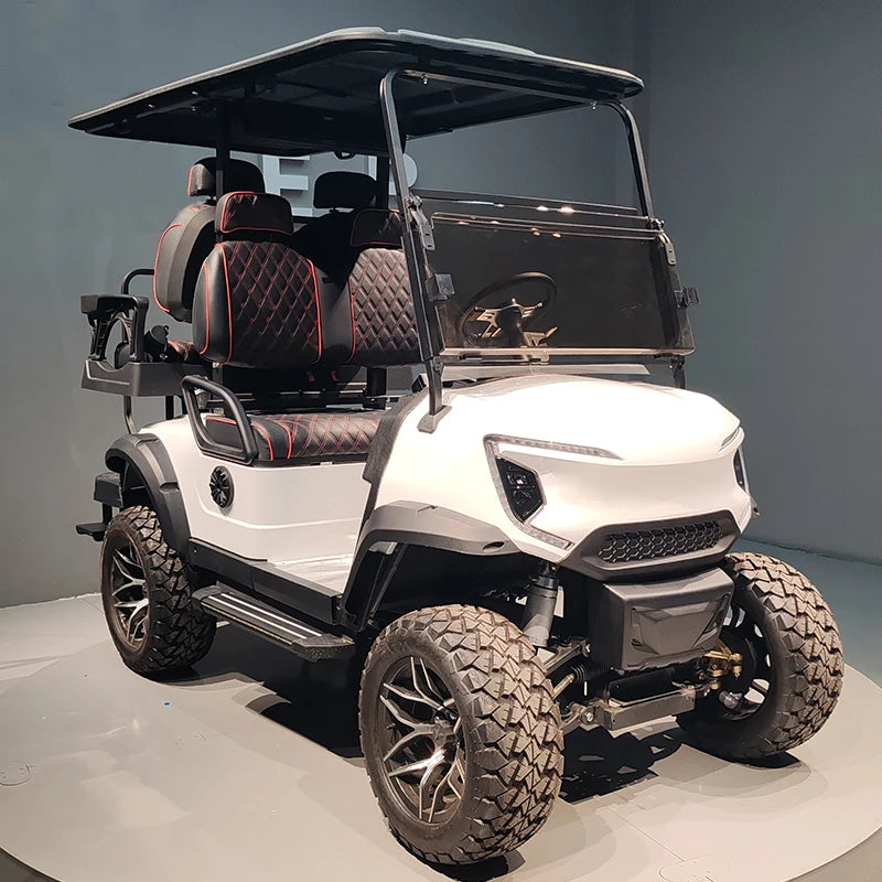 4 / 6 Seat Electric Golf Cart — Club Car Style Off-Road Electric Carrito with G-Wagon Seats & Petrol Option