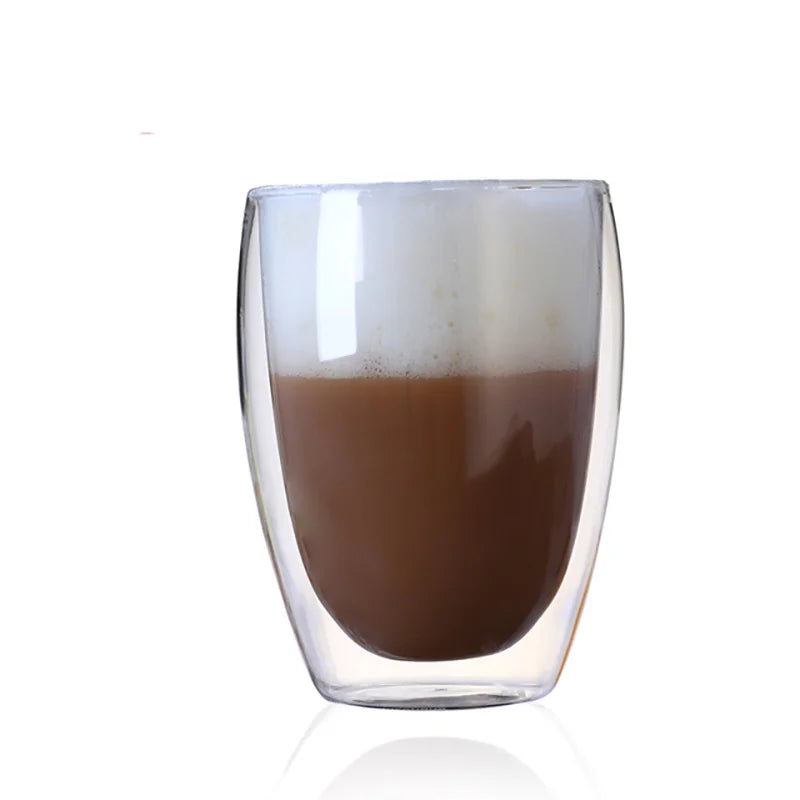 Double-Wall Glass Cup – Five Size Options