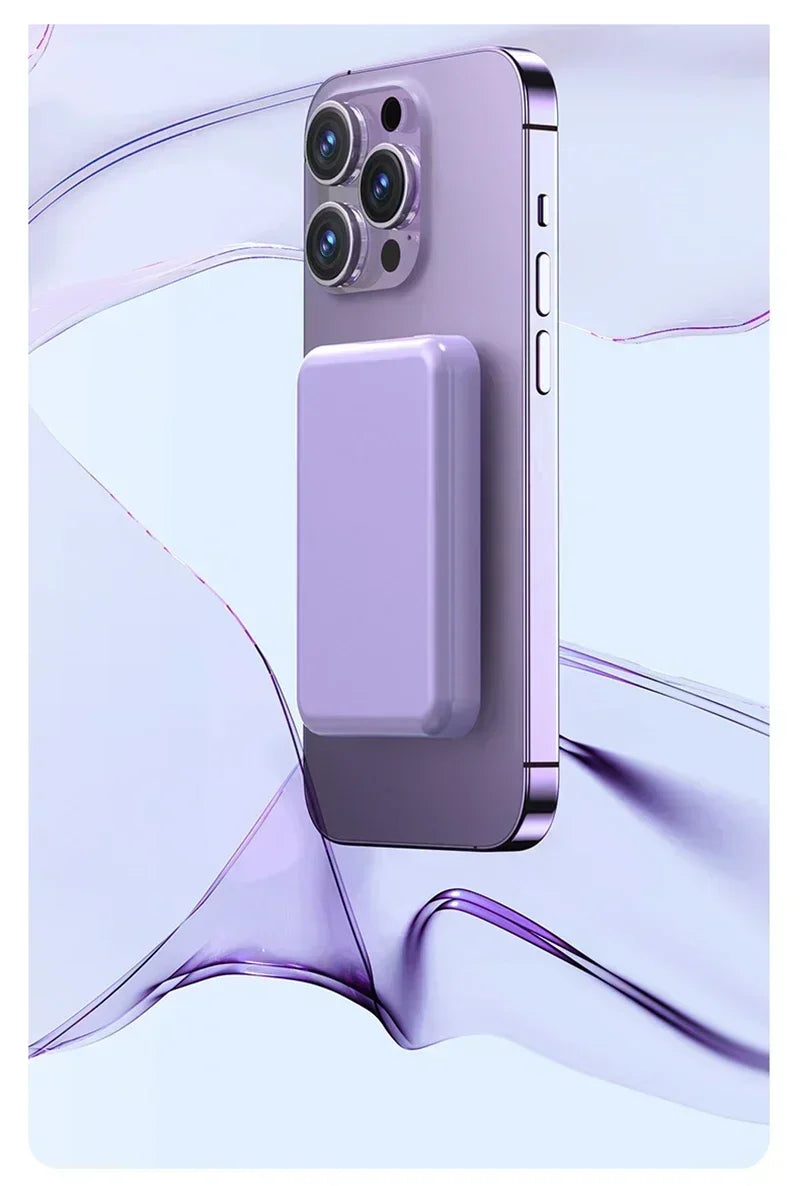 Lenovo 25W Magnetic Wireless Power Bank – MagSafe Fast Charging for iPhone & Android