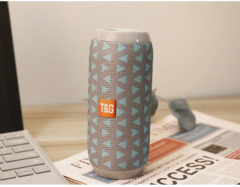Wireless Portable Bluetooth Speaker — 360° Sound, Waterproof & Long Battery Life