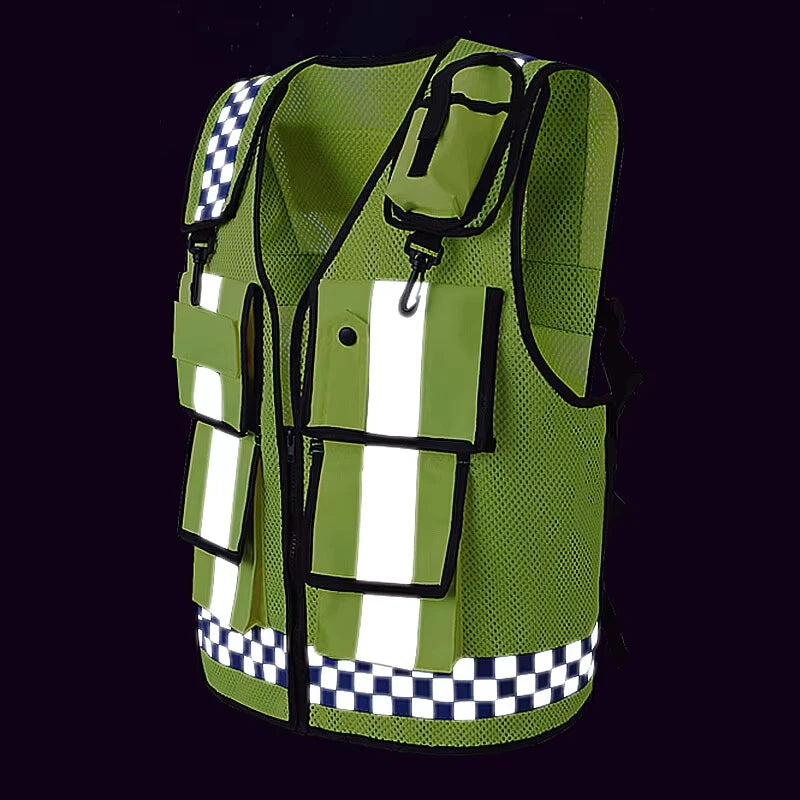 Breathable Mesh Work Vest – Adjustable Utility Vest for Men
