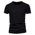 Men's 100% Cotton O-Neck Short Sleeve T-Shirt — Classic Crew Neck Essential