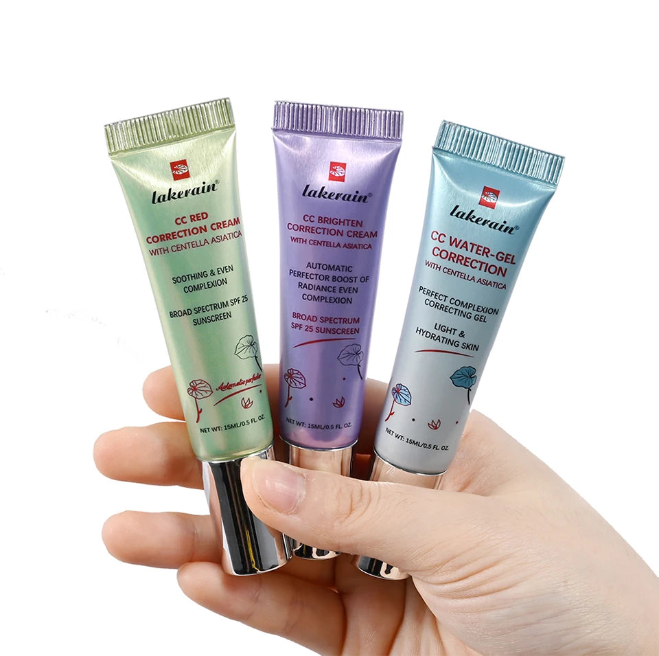 3-Pack CC Cream Color-Changing Foundation — Korean High Coverage Liquid