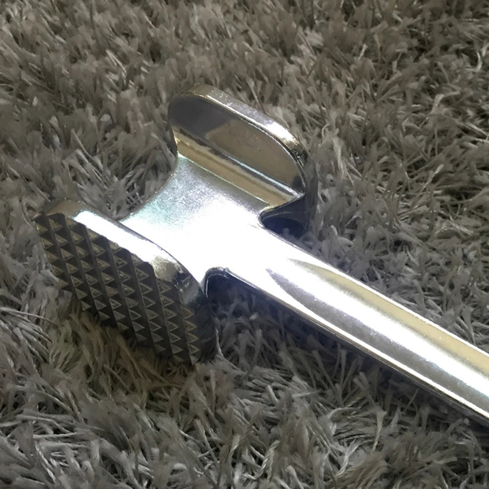 Aluminum Alloy Meat Tenderizer Hammer — Heavy-Duty Double-Sided Kitchen Mallet