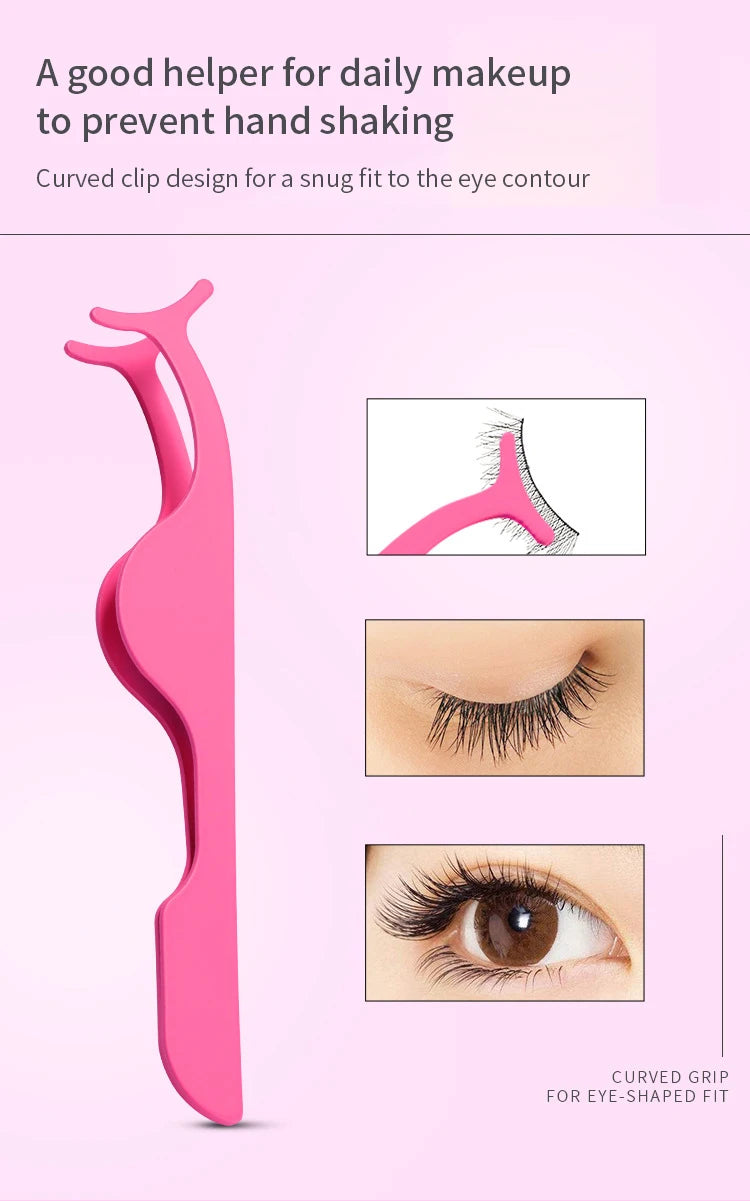Professional False Eyelash Applicator Tweezer Tool