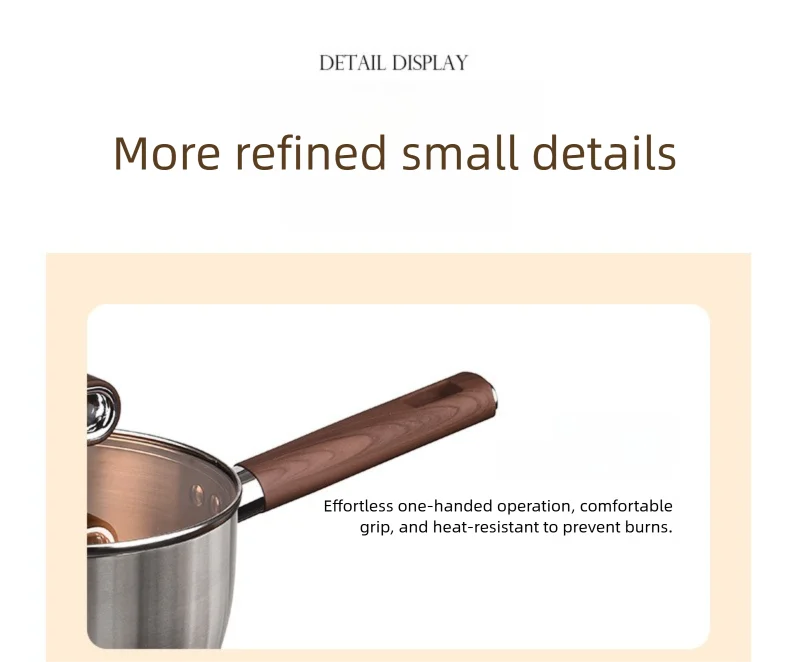 Nonstick Cookware – 32cm Wok, 18cm Milk Pot & 22cm Soup Pot