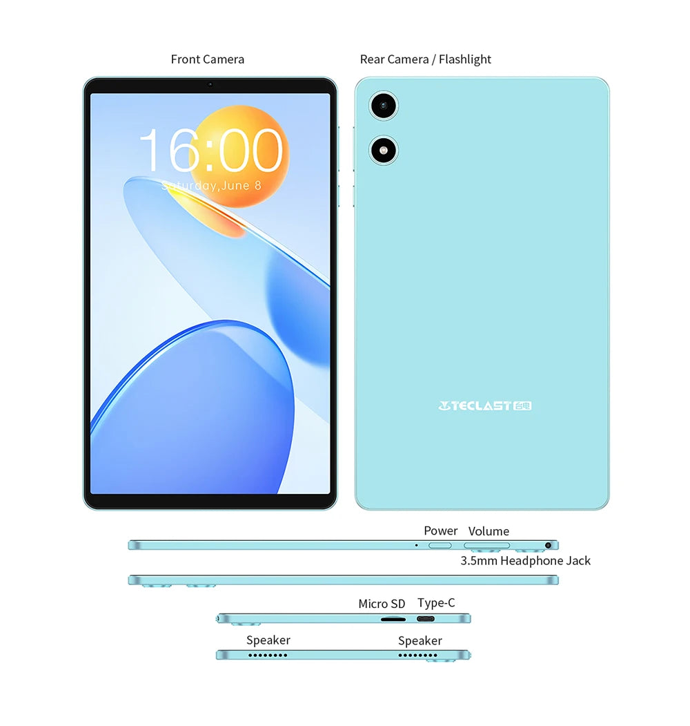 Teclast P50 Mini 8.7" Android 15 Tablet – 12GB RAM, 128GB, 90Hz, Widevine L1