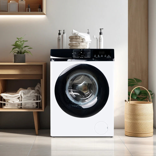12KG Automatic Stackable Washer-Dryer Combo — Inverter BLDC Motor, Turbo Wash, Quick Dry for Home & Commercial Hotel Use