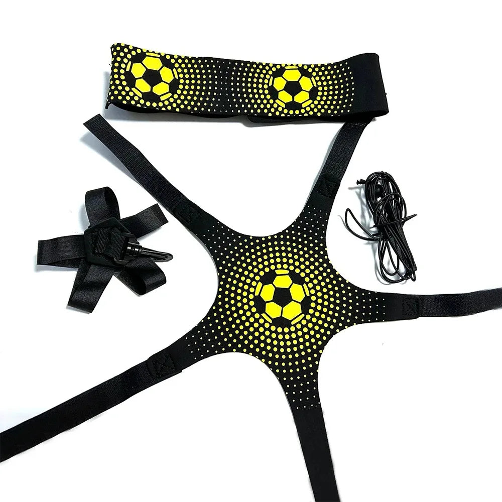 Football Soccer Training Belt – Kicking Belt & Trainer Mat for Adults & Kids Soccer Practice
