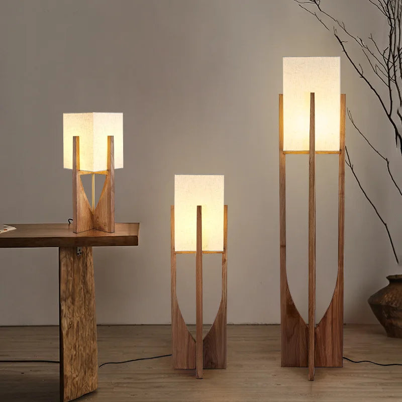 Wooden Lamp – 53, 82 & 145 cm Designs