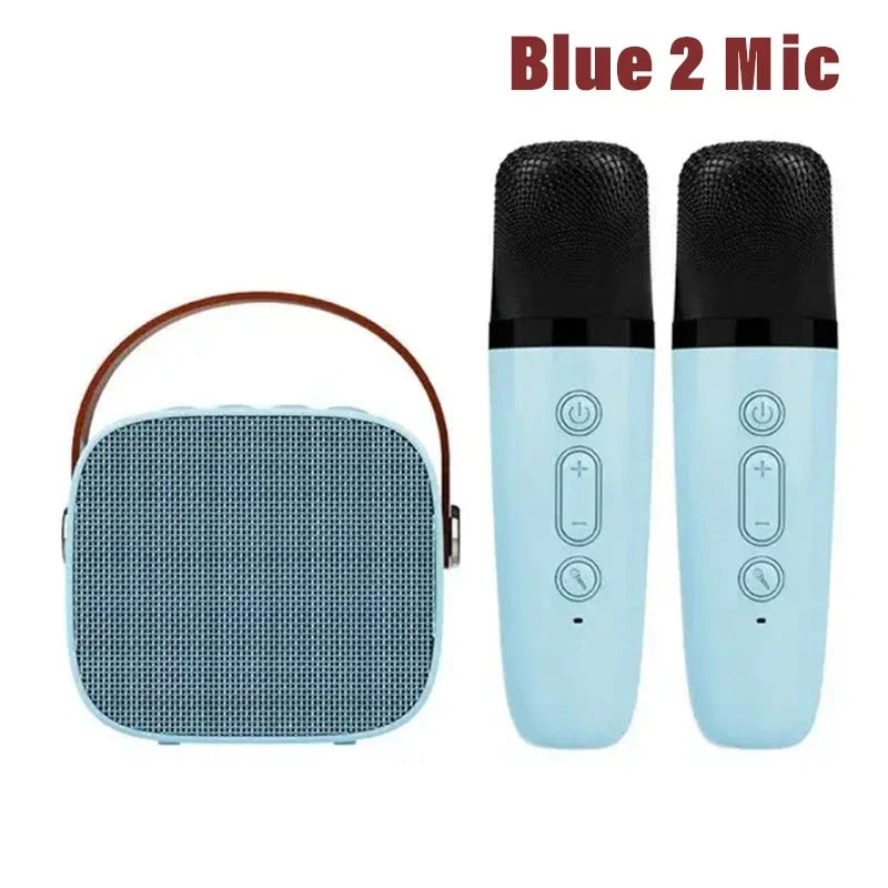 Wireless Dual Microphone Karaoke Machine — Bluetooth HIFI Speaker