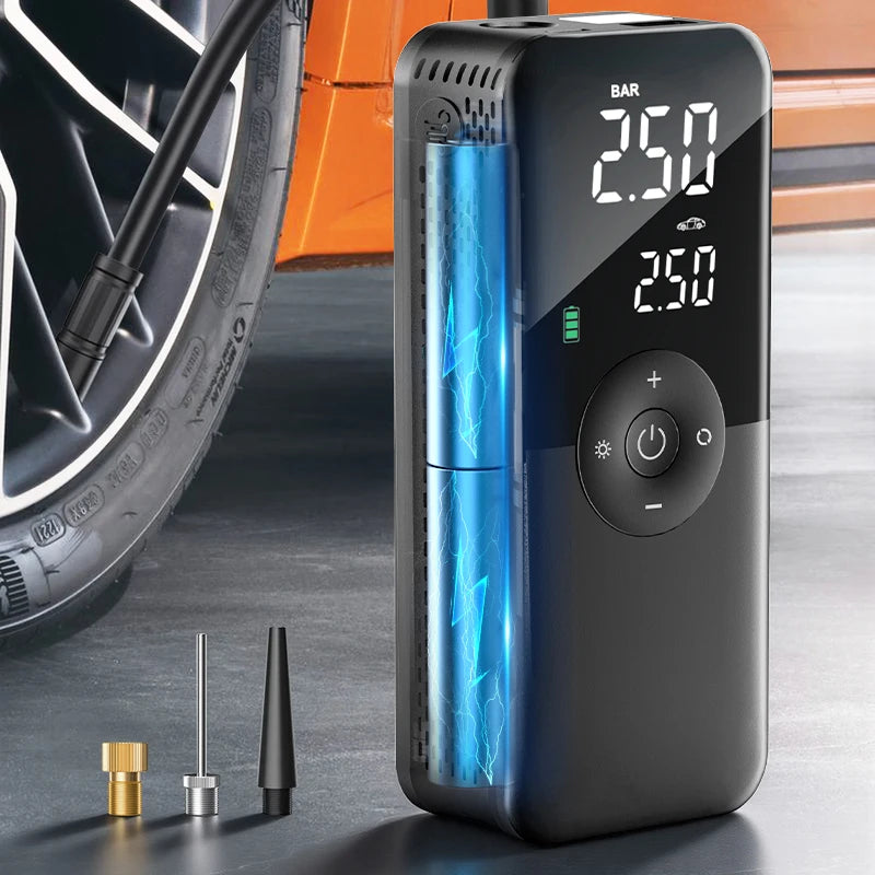 CARSUN Cordless Tire Inflator with Digital Display