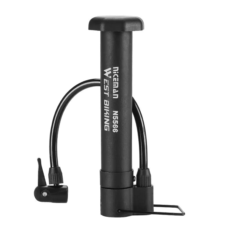 WEST BIKING Manual Bike Tire Pump for Schrader Valves