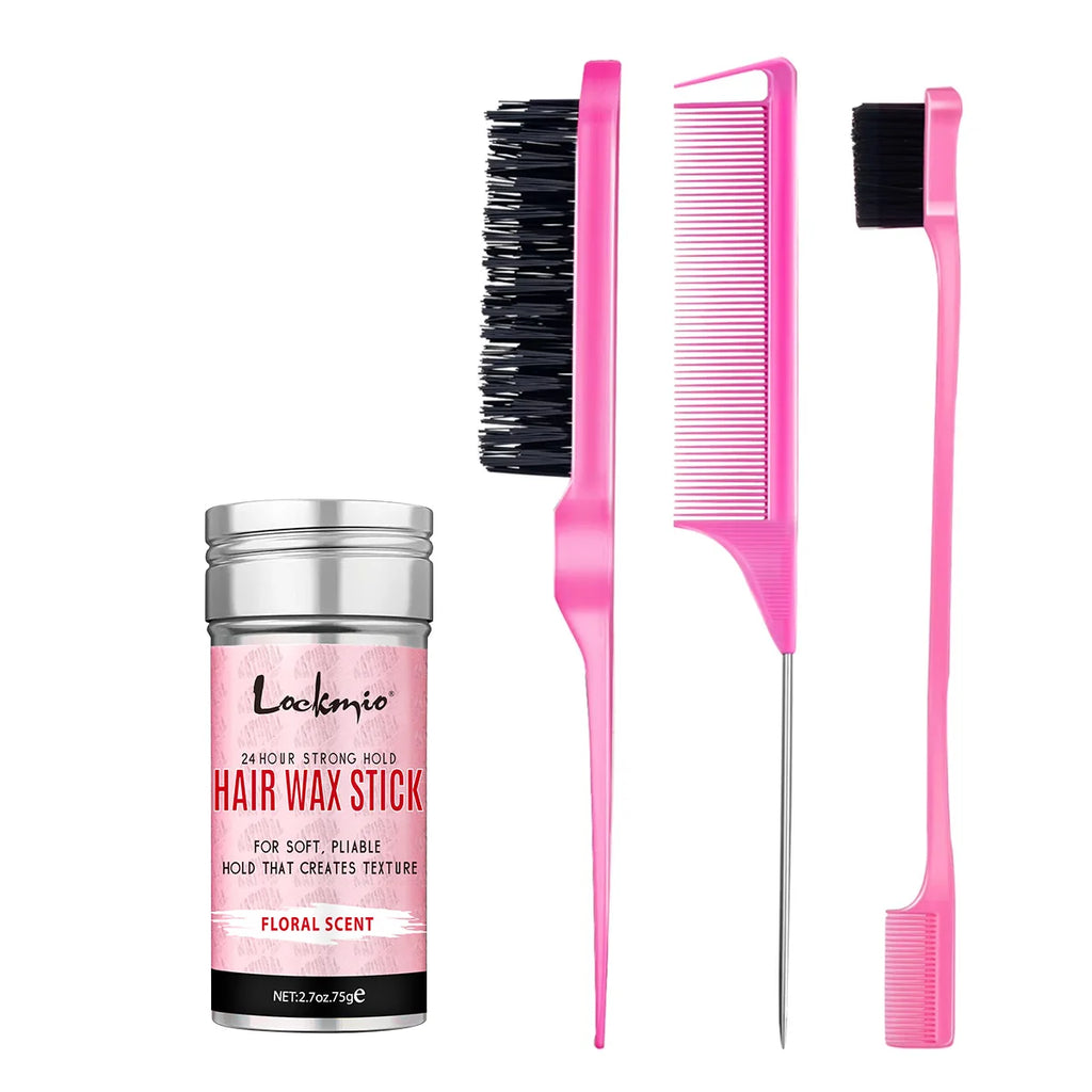 Professional Styling Wax for Women Anti-frizz Pomade Smoothing Broken Back Hair Mud Messy Hairs Control Wax Rod for Natural Wigs