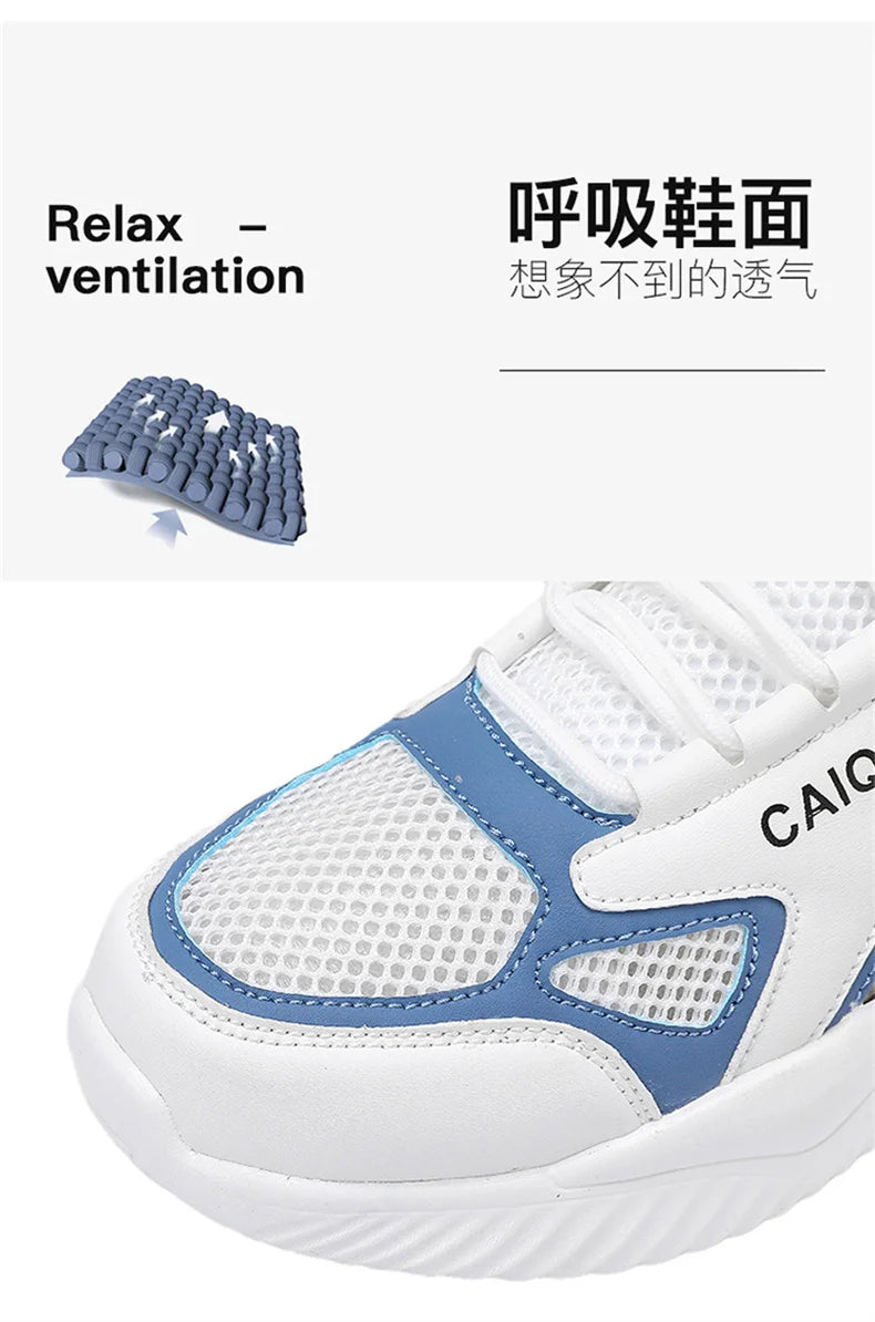 Breathable Mesh Lace-Up Sandals