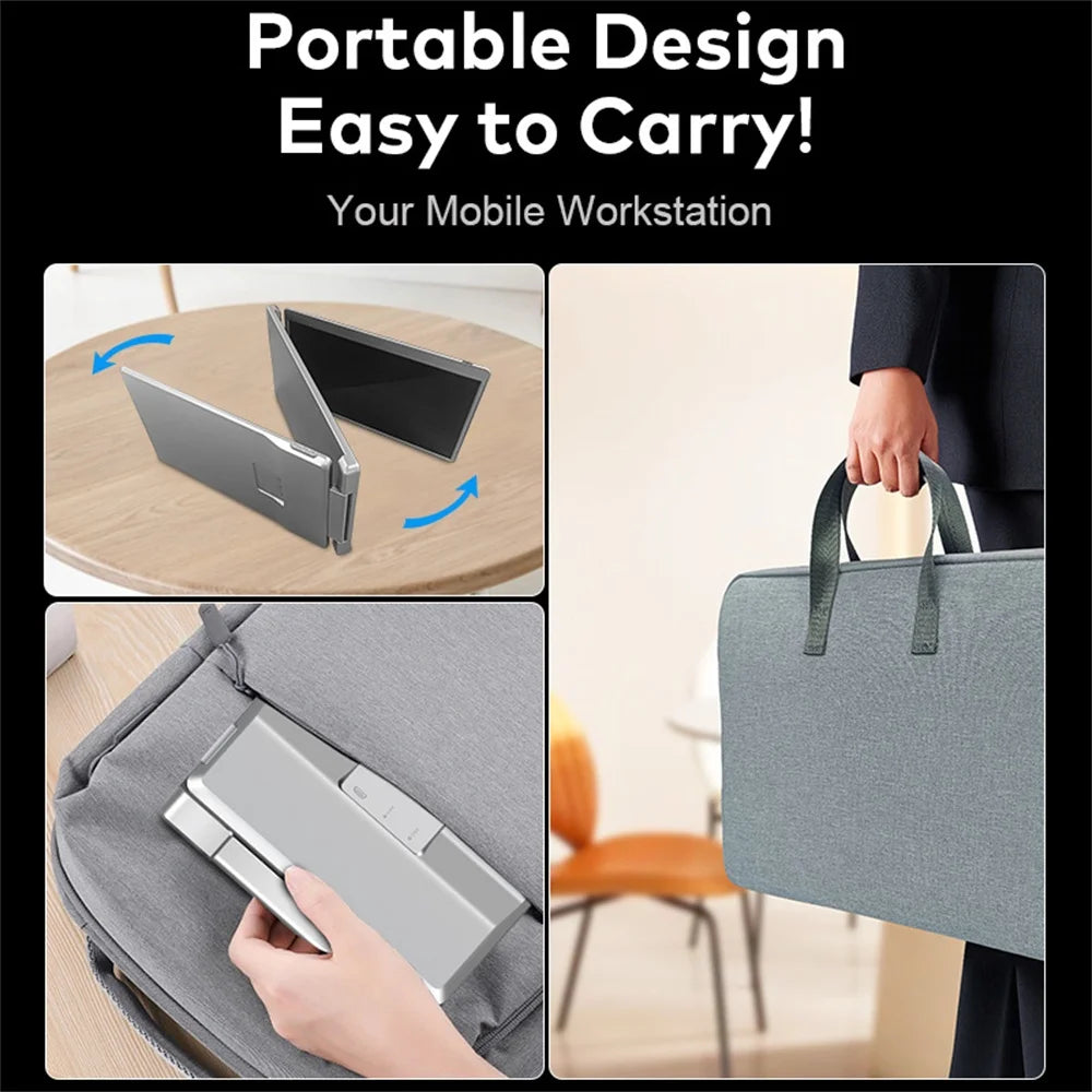 Dual Screen Laptop Extender – Portable IPS Displays