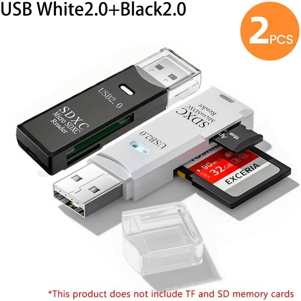 USB 3.0 Multi-Card Reader & Hub Adapter – SD, TF, MiniSD, Flash Drive for PC & Laptop