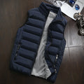 Men's Thick Windproof Sleeveless Vest Jacket — Warm Casual Waistcoat Gilet
