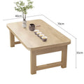Foldable Japanese Bay Window & Balcony Wooden Desk