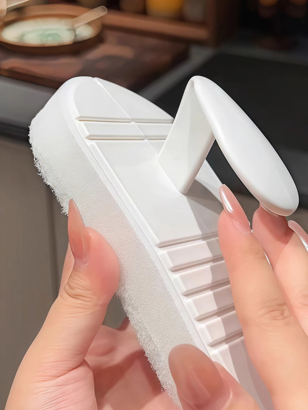 Flexible Bendable Cleaning Brush — Sponge Scrubber for Hard-to-Reach Areas