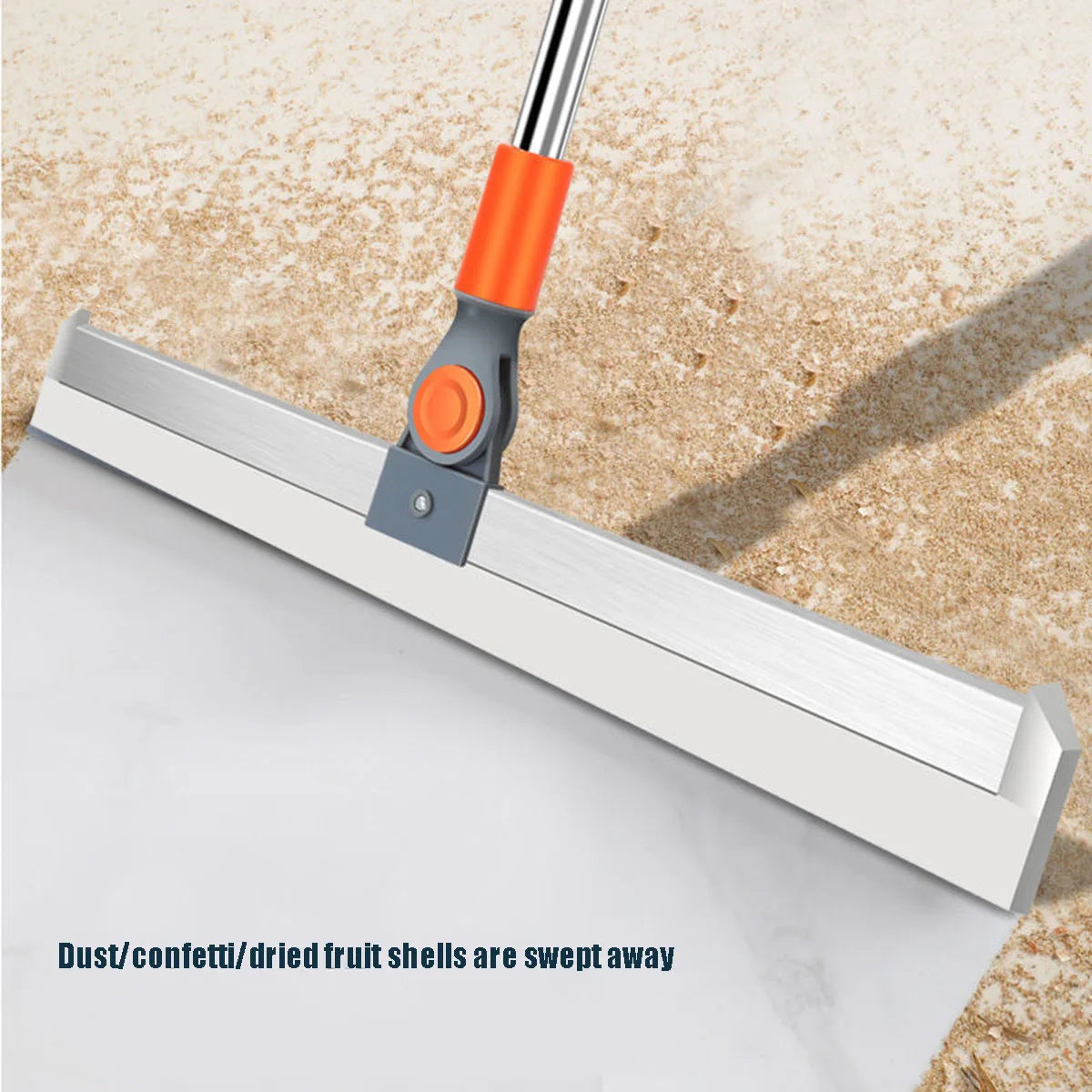 Silicone Scraper Broom Magic Wiper – High-Reach Floor Mop, Glass Wiper & Bathroom Sweeper