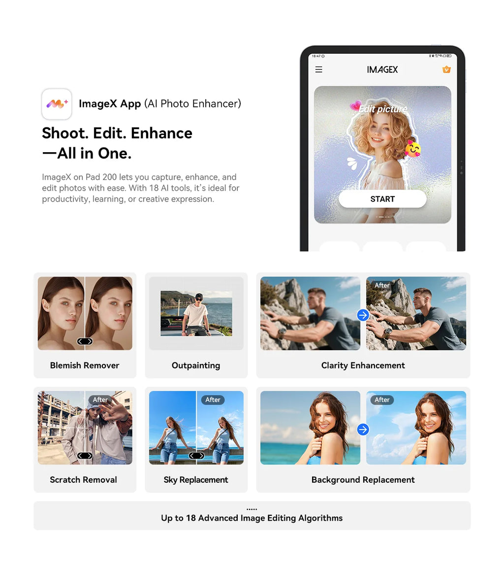 Blackview Oscal Pad 200 13.4" Android 16 Tablet – 6GB RAM, 256GB, 120Hz, 4G LTE