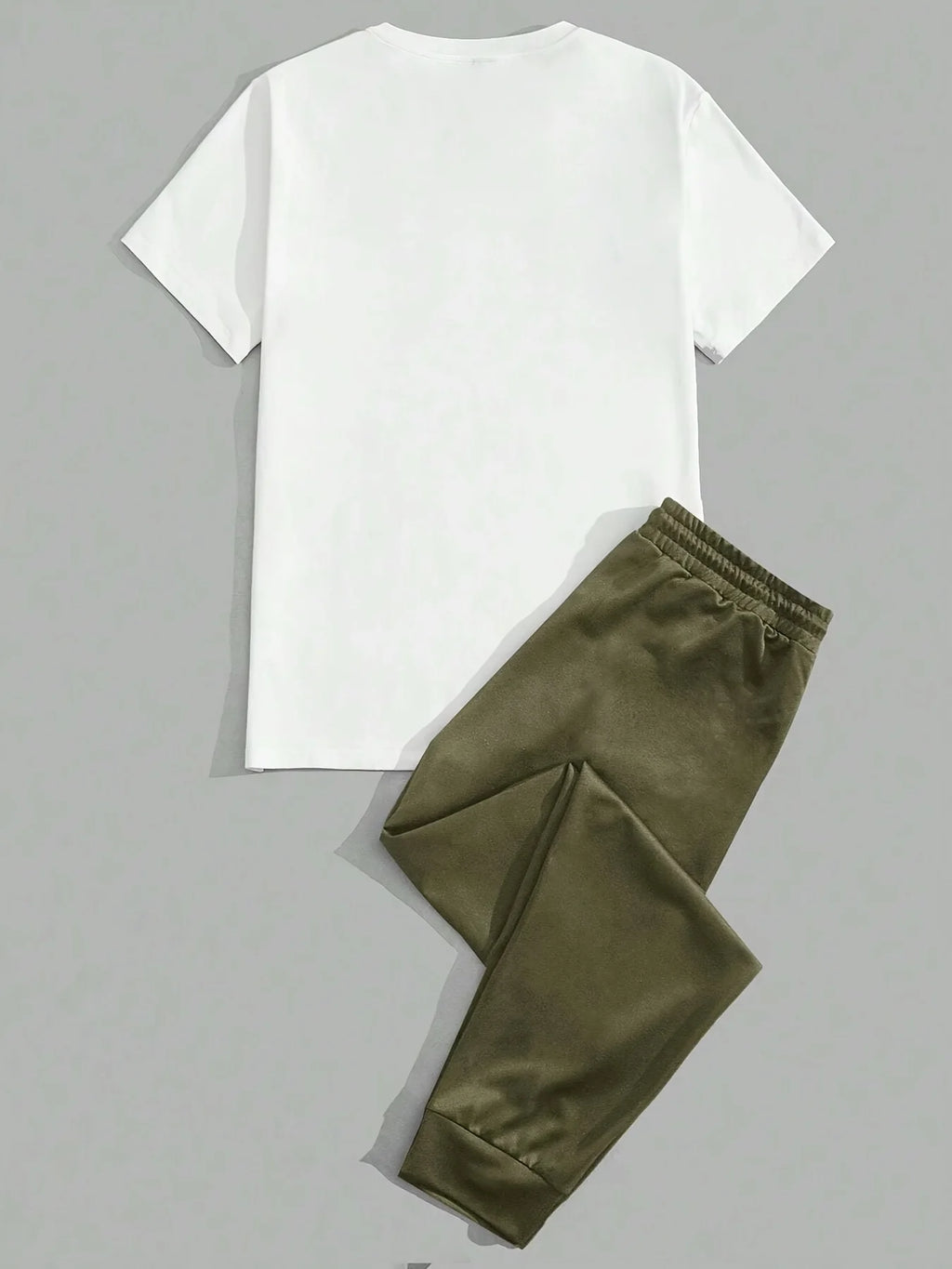 Men's Eagle Print T-Shirt & Shorts Sport Set – Casual 2-Piece Leisure Outfit