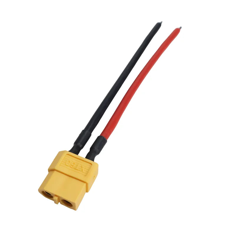 XT60 Battery Connector Plug – 14AWG Silicone Wire for RC Airplane, LiPo Battery, ESC & FPV Drone