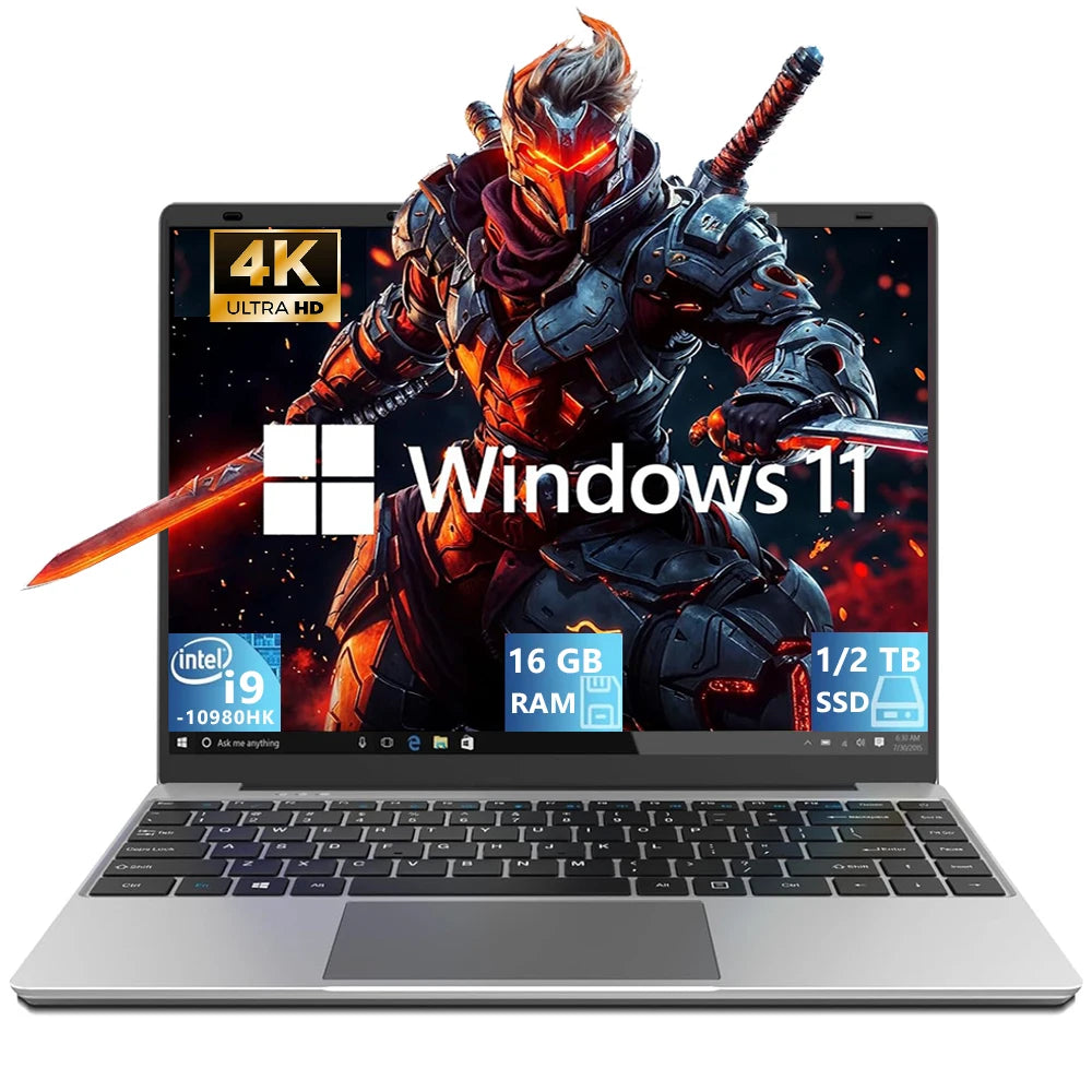 14.1" Windows 11 Gaming Laptop — Portable Performance for Gaming & Work