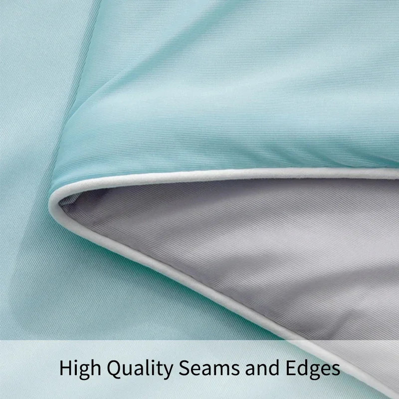 Ice Silk Cooling Blanket – Lightweight Smooth Summer Comforter, Twin & King, Air Condition Quilt