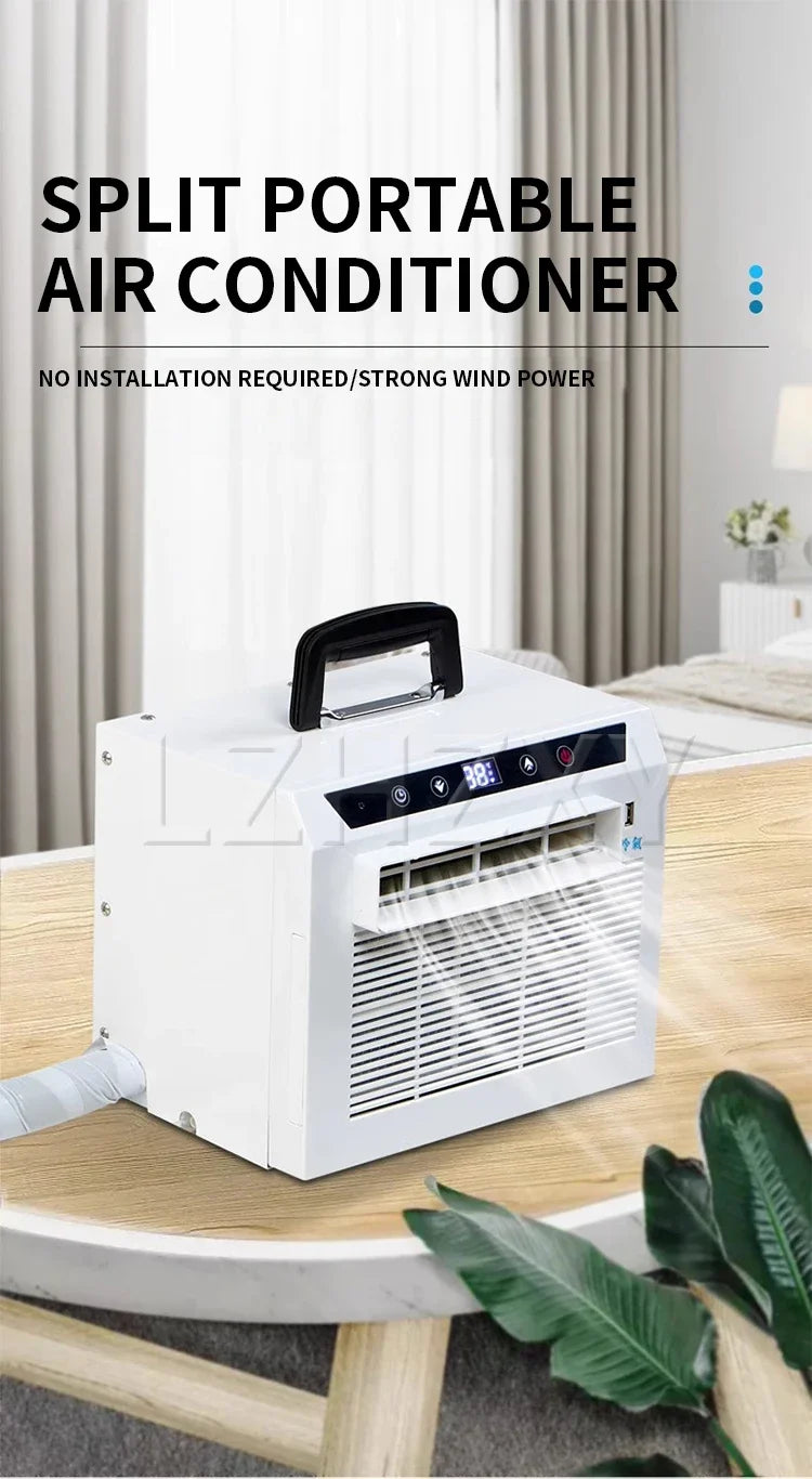 Split Mobile Portable Air Conditioner — Free Installation AC for Car, Home & Camping Tent