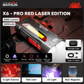 WARSUN X6 Pro – 45W Powerful Mini LED Inspection Flashlight, Magnetic Base, UV, USB Rechargeable