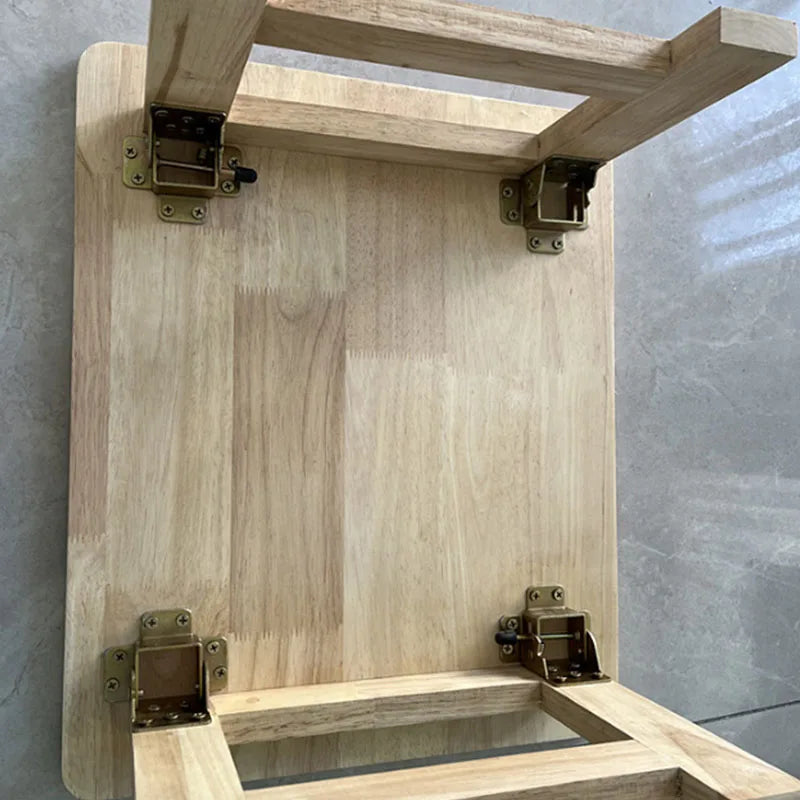 Foldable Japanese Bay Window & Balcony Wooden Desk