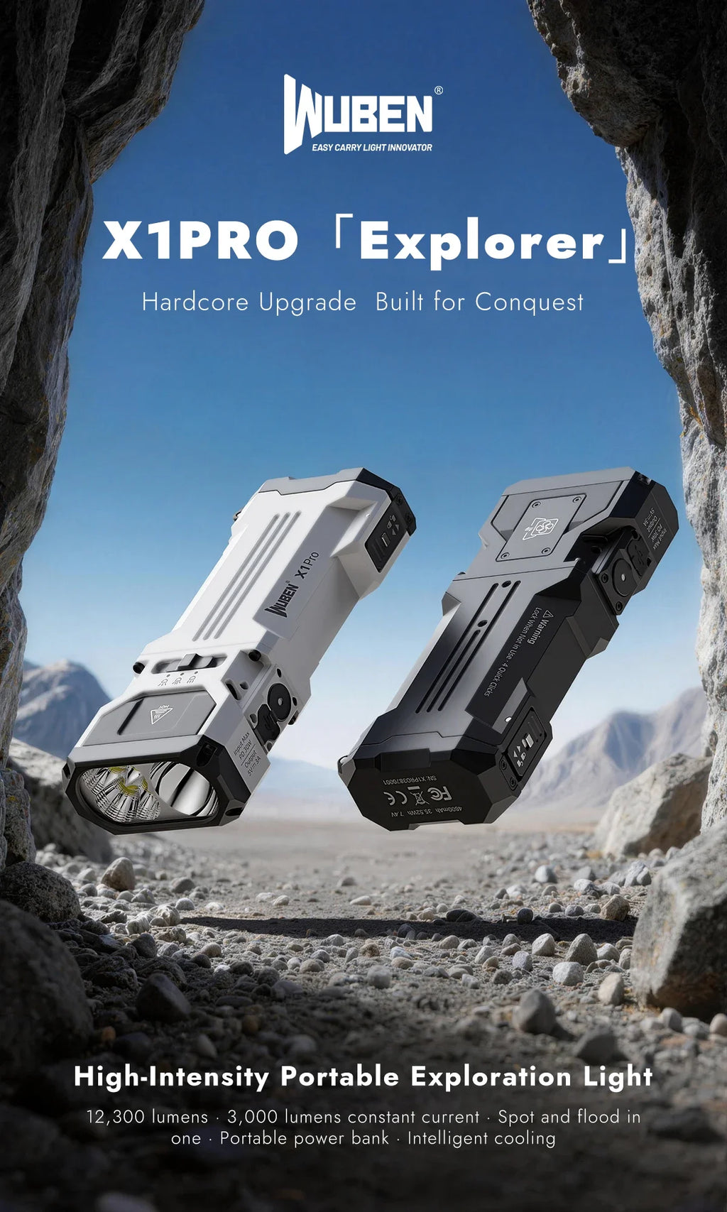WUBEN X1 Pro Rechargeable EDC Flashlight — High-Output Compact Everyday Carry