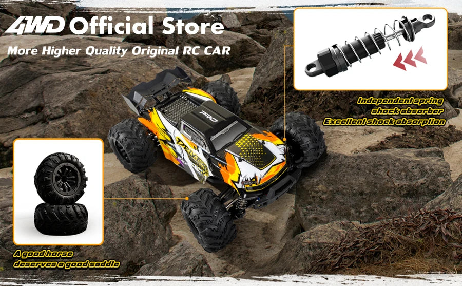 1:16 Scale 4WD High Speed RC Car – 80KM/H Brushless Off-Road Racing Drift Buggy