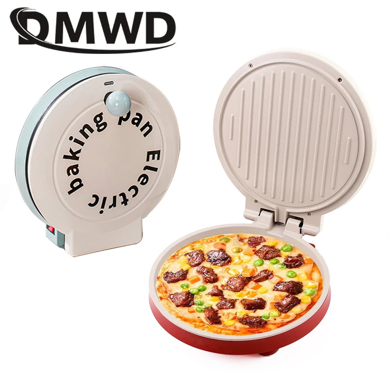 Multifunction Electric Pizza Griddle & Crepe Maker – Double-Sided Heating, Non-Stick Pancake, Steak & Grill Skillet, EU Plug
