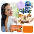 Natural Persimmon Deodorant Soap Bar – Odor Control & Daily Cleansing for Men & Women, 100g
