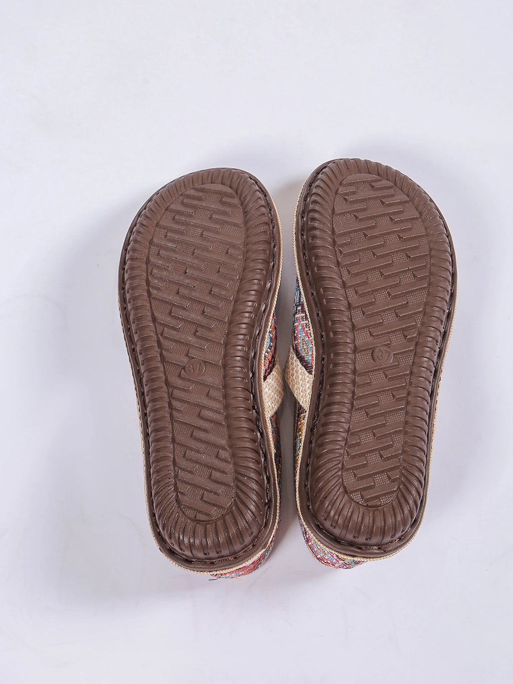 Women's Ethnic-Style Slip-On Flats – Soft Sole Anti-Slip Casual Shoes