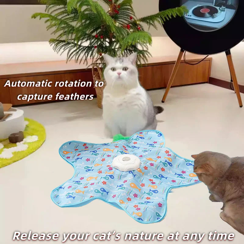 Automatic Electric Cat Turntable Interactive Toy