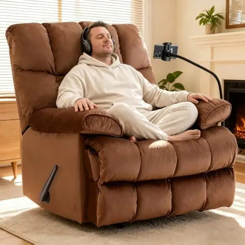 Oversized Manual Recliner with 23-Inch Wide Seat