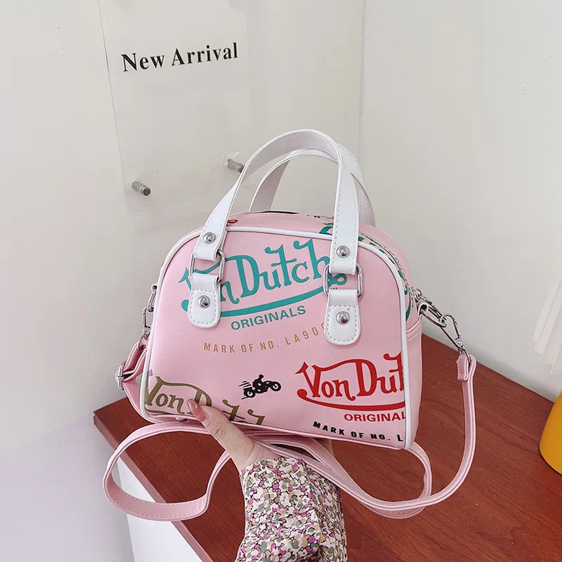 Large Capacity Retro Crossbody Bag – Versatile Women's Shoulder Bag & Handbag