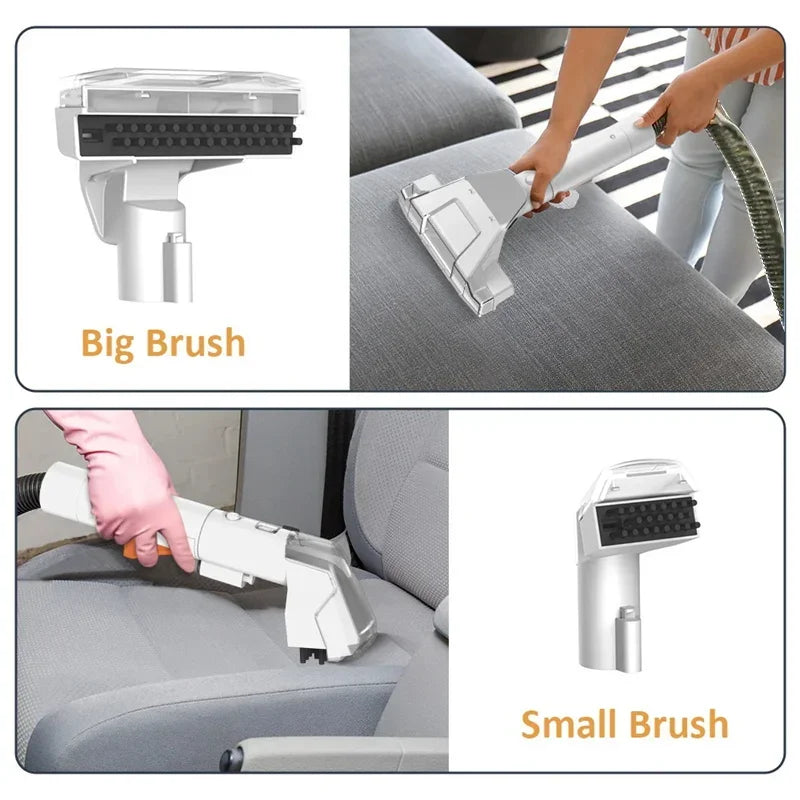 Carpet Cleaner Machine — 220V/110V Powerful Deep Stain Cleaning for Couch, Pets, Car Seats, Upholstery & Furniture Steam Cleaner